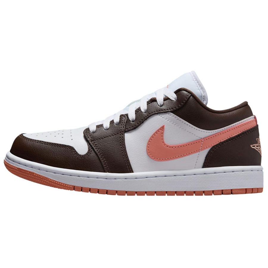 エアジョーダン1 Nike Women's Air Jordan 1 Low "Dark Brown/White/Pink" DC0774-182