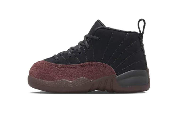 エアジョーダン12 A Ma Maniere × Nike TD Air Jordan 12 "Black and Burgundy Crush" FB2687-001
