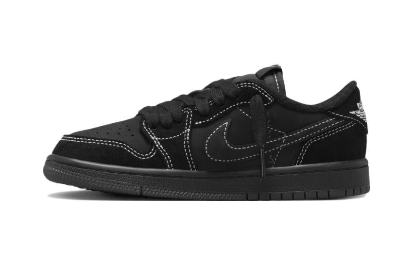 エアジョーダン1 Travis Scott × Nike PS Air Jordan 1 Low OG SP "Black Phantom" DO5442-001
