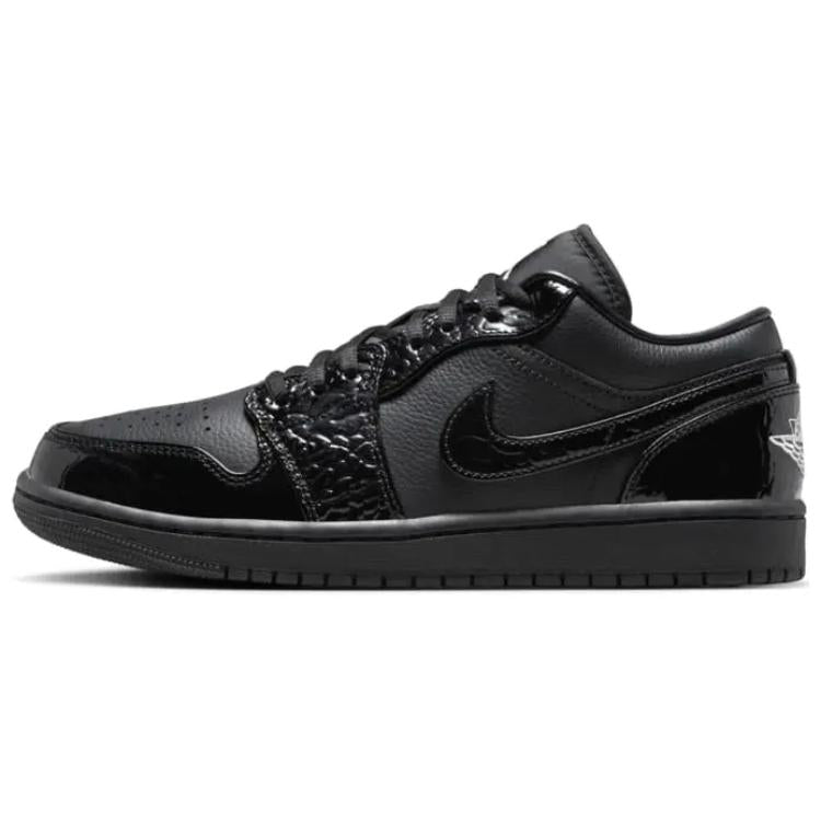エアジョーダン1 Nike Women's Air Jordan 1 Low SE "Black Croc" HJ7743-010