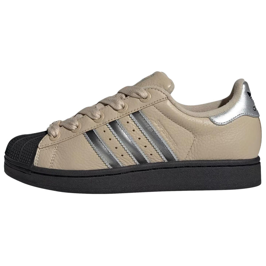 アディダス スーパースター adidas Women's Superstar 2 "Stone Khaki/Silver Metallic/Core Black" JR4234
