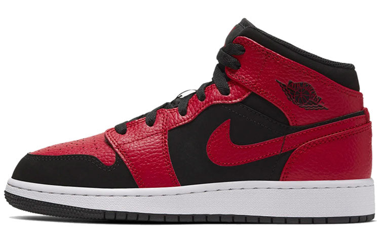 エアジョーダン1 Nike GS Air Jordan 1 Mid "Reverse Bred" 554725-054
