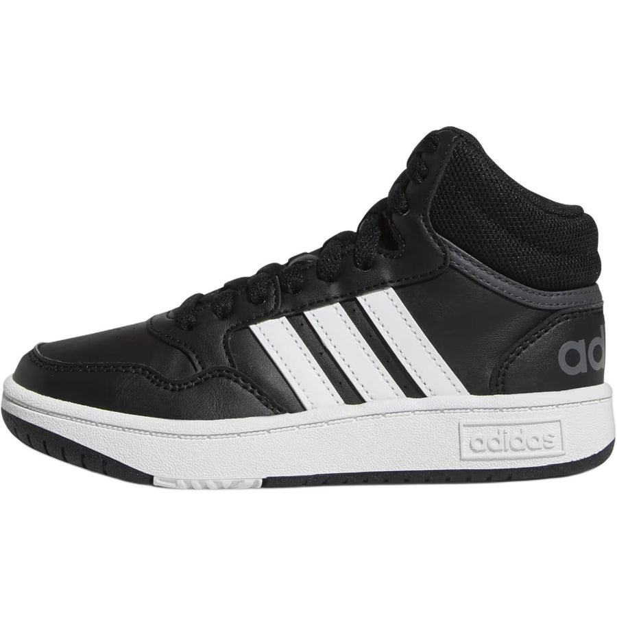 アディダス adidas GS Hoops Mid "Core Black/Cloud White/Grey Six" GW0402