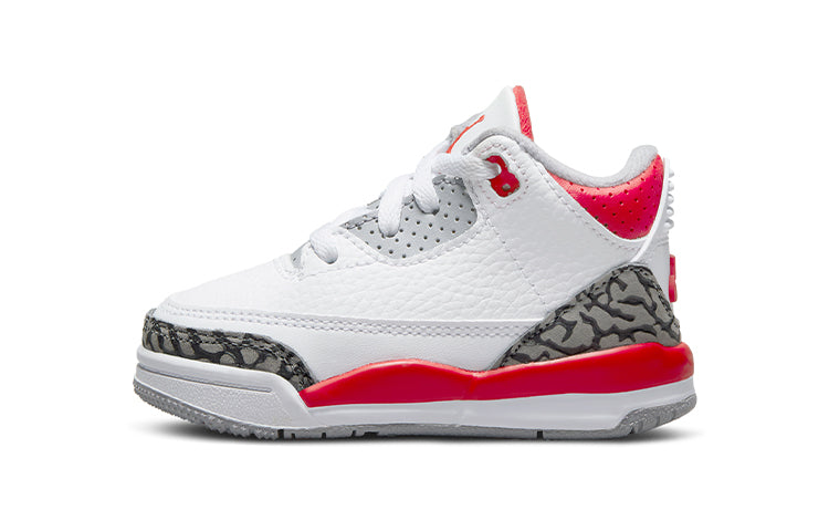 エアジョーダン3 Nike TD Air Jordan 3 Retro "White Red Black&Cement" DM0968-160