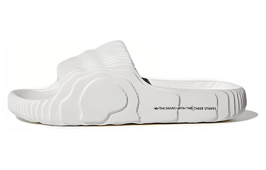 アディダス adidas Adilette 22 Slides "Crystal White/Core Black" HQ4672