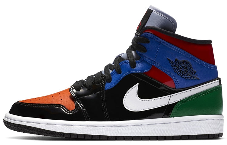 エアジョーダン1 Nike Women's Air Jordan 1 Mid "Multi Patent" CV5276-001