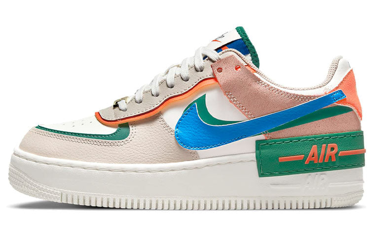 ナイキ エアフォース1 Nike Women's Air Force 1 Low Shadow "Sail Signal Blue Green" CI0919-109