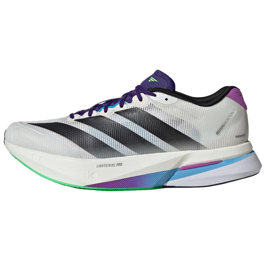 アディダス アディゼロ adidas Adizero Boston 13 "Core White/Core Black/Lime Burst" JS4946