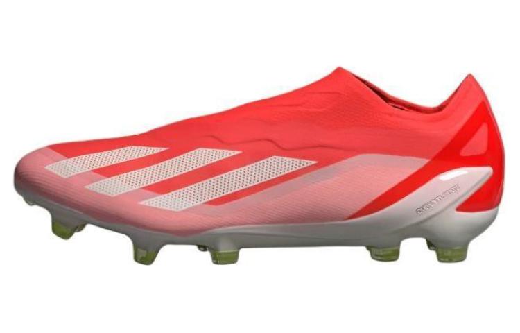 アディダス adidas X Crazyfast Elite Laceless FG "Solar Red/Footwear White/Team Solar Yellow" IG0611