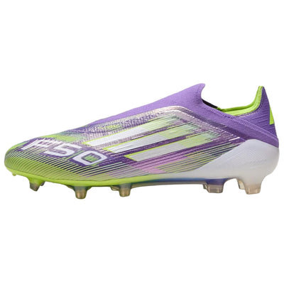 アディダス adidas F50 Elite Laceless FG Cleats "Purple Rush/Cloud White/Lucid Lemon" JH7628