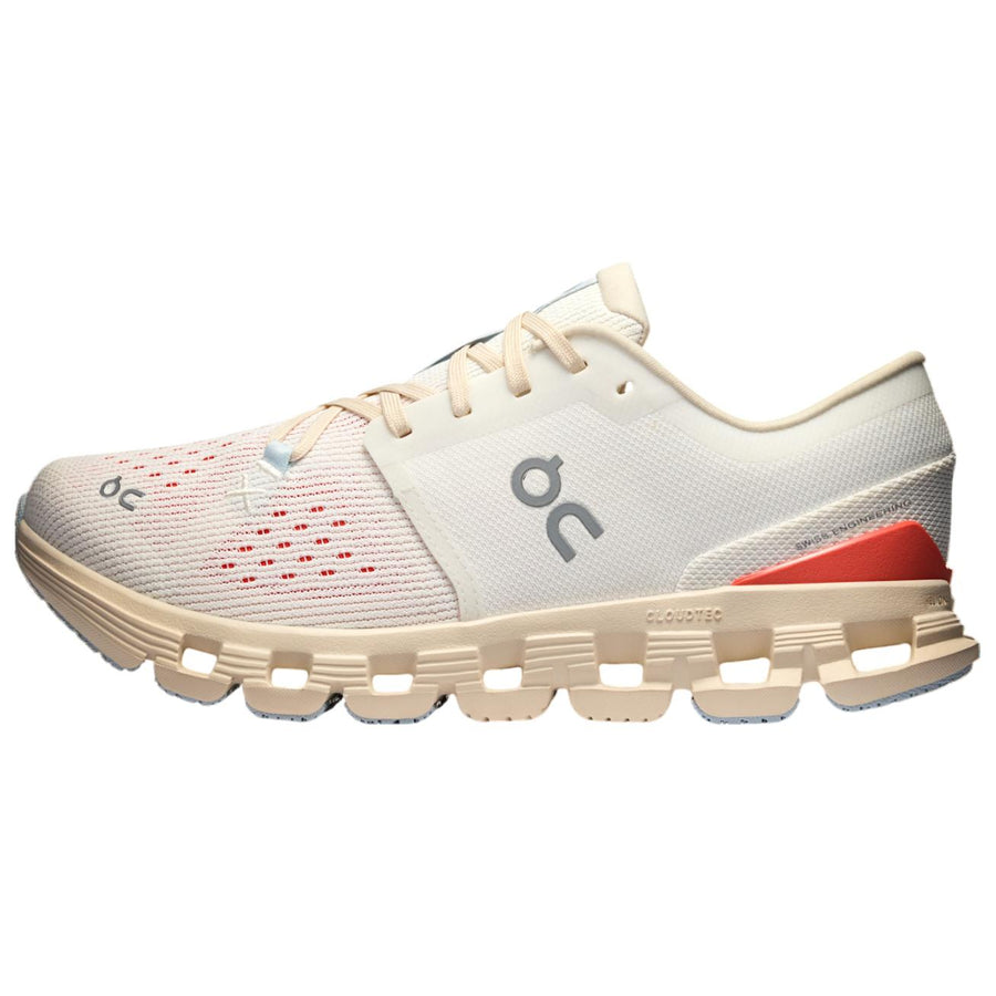 オン On Women's Cloud × 4 "Ivory/Salmon" 3WE30073297