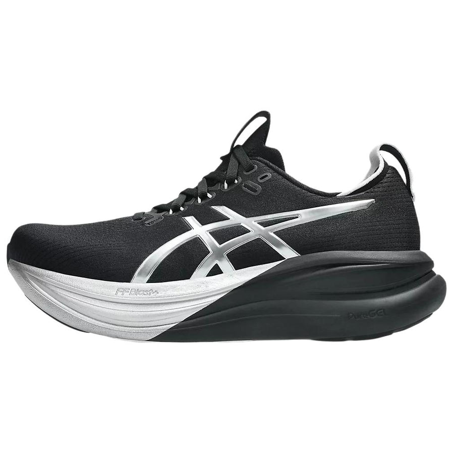 アシックス ゲルニンバス28 Asics Women's Gel-Nimbus 28 Platinum "Black" 1012B978-001