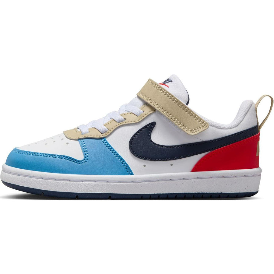 ナイキ Nike TD Court Borough Low Recraft "White/Light Crimson/Blue Beyond/Thunder Blue" DV5458-124