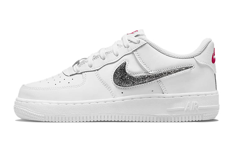 ナイキ エアフォース1 Nike GS Air Force 1 Low LV8 "White/Metallic Silver" DC9651-100