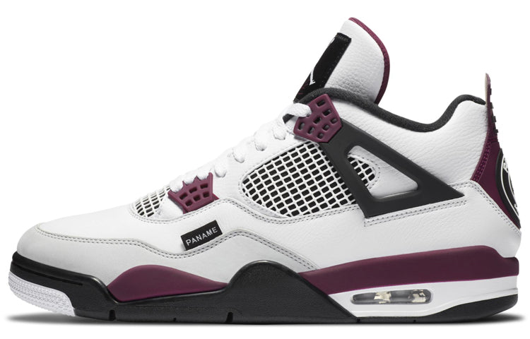 エアジョーダン4 Paris Saint-Germain (PSG) × Nike Air Jordan 4 Retro "White/Black-Metallic Gold-Bordeaux" CZ5624-100