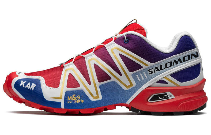 サロモン スピードクロス KAR L'Art De L'Automobile × Salomon Speedcross 3 Porsche 911 GT1-98 "High Risk Red/White/Surf the Web" L47674500