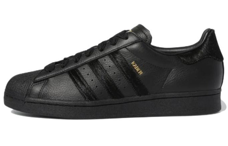 アディダス スーパースター Kader × adidas Superstar ADV "Core Black/Core Black/Gold Metallic" GX7172