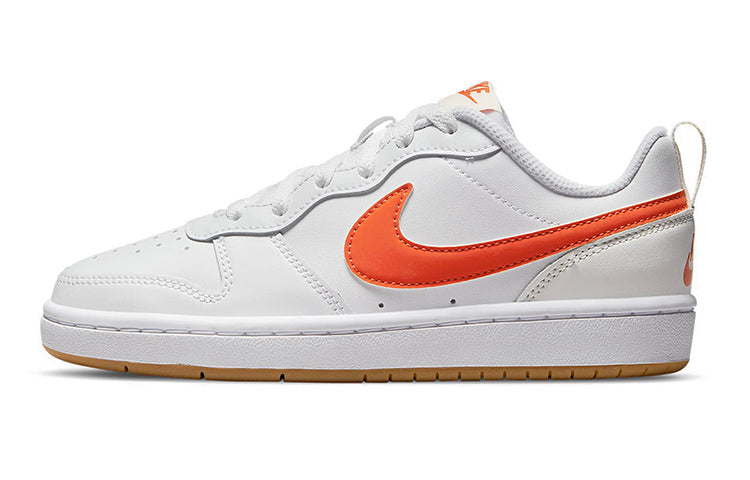 ナイキ Nike GS Court Borough Low 2 "White/Summit White/Sail/Orange" BQ5448-114
