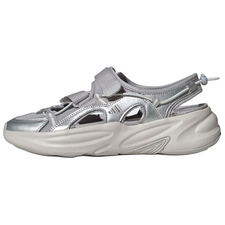 アディダス adidas Women's Ozwave Sandals "Grey Two/Silver Metallic" JS4580