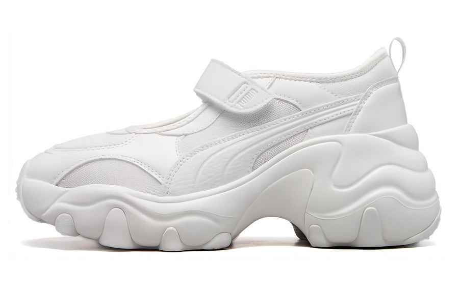 プーマ Puma Women's Pulsar Wedge Sandal "Warm White/Puma Silver" 398677-01