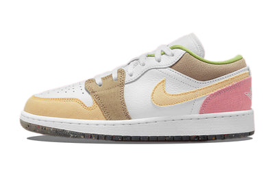 エアジョーダン1 Nike GS Air Jordan 1 Low "Pastel Grind/Vivid Green" DJ0341-100