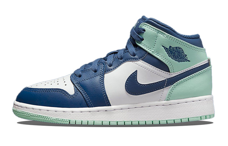 エアジョーダン1 Nike GS Air Jordan 1 Mid "Blue Mint" 554725-413