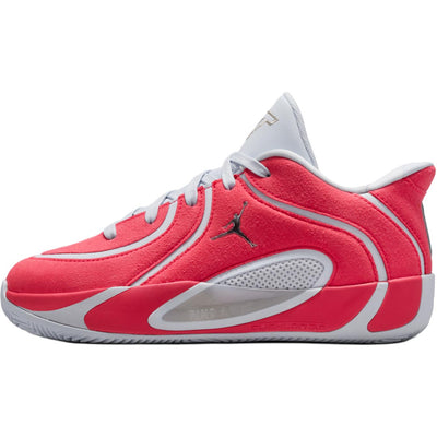 ジョーダン Nike GS Tatum 4 Premium "Siren Red/Football Grey/Metallic Silver" IO9603-600