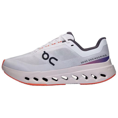 オン On Women's Cloudsurfer Next "White/Flame" 3WE30050256