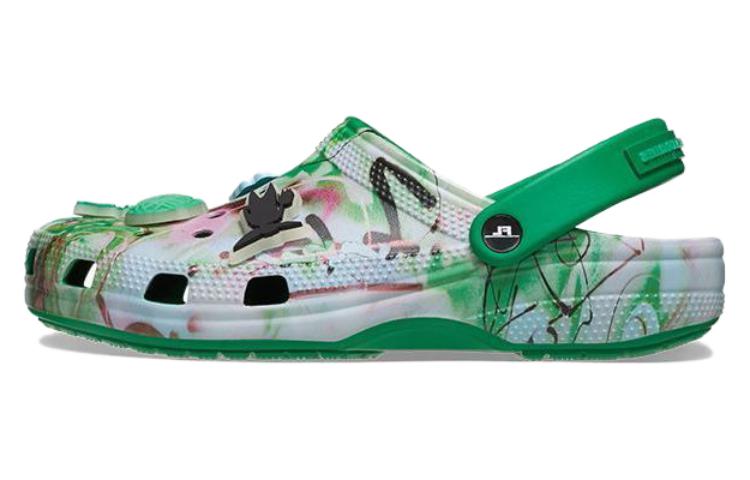 クロックス クラシック クロッグ Futura × Crocs Classic RO Clog "Green Ivy" 209622-3WH