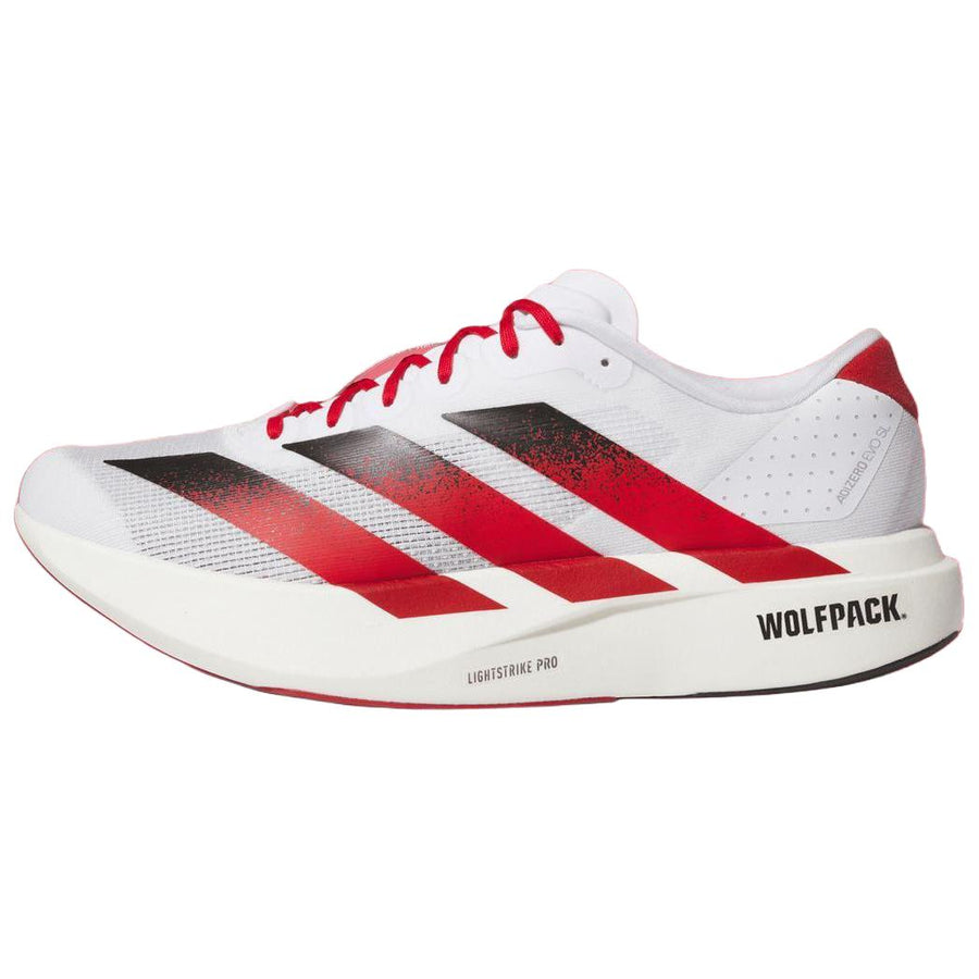 アディダス アディゼロ North Carolina Wolfpack × adidas Adizero EVO SL "Cloud White/Team Power Red/Core Black" JQ4571