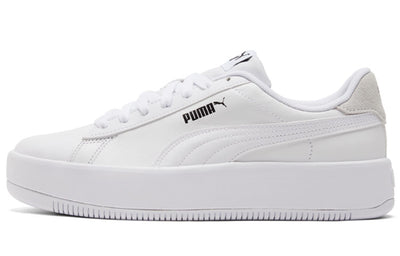 プーマ Puma Women's Lily Platform Leather "Puma White/Puma White/Puma Black" 384617-01