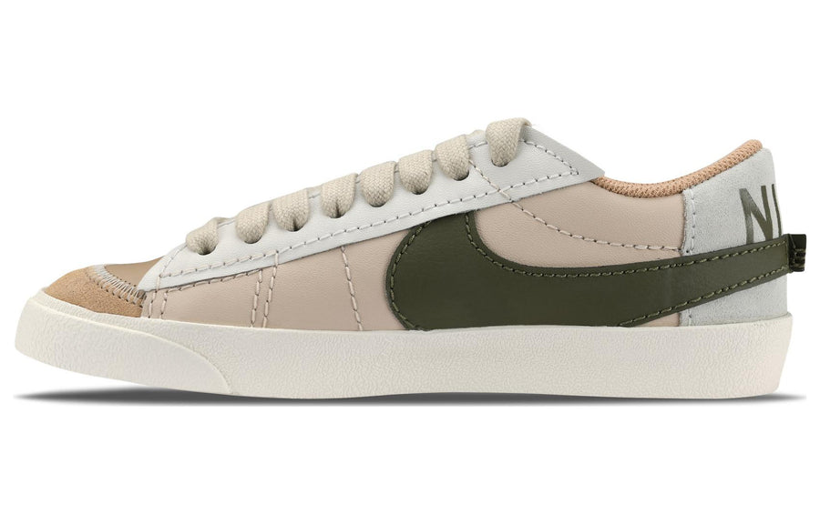 ナイキ ブレーザー Nike Women's Blazer Low 77 Jumbo "Sanddrift/Medium Olive" DQ1470-105