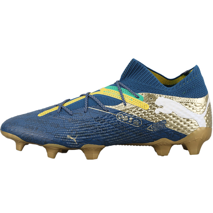 プーマ Puma Future 7 Ultimate BNA FG/AG "Sailing Blue/Marine Blue/Pele Yellow/Grassy Green/Gold" 108079-01