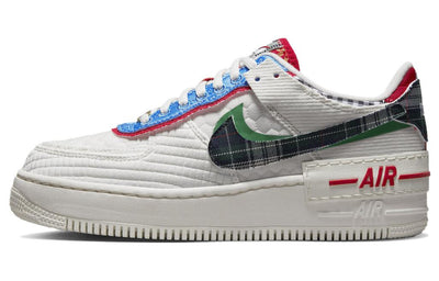 ナイキ エアフォース1 Nike Women's Air Force 1 Low Shadow "Sail/Classic Green/University Blue/Multi Color" DZ5193-100