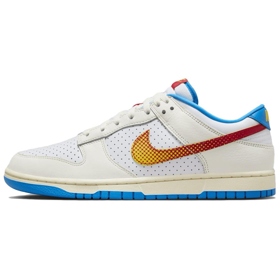 ナイキ ダンク Nike Dunk Low Harlem Globetrotters "Sail/University Red/Tour Yellow/Photo Blue/White" HQ3613-133