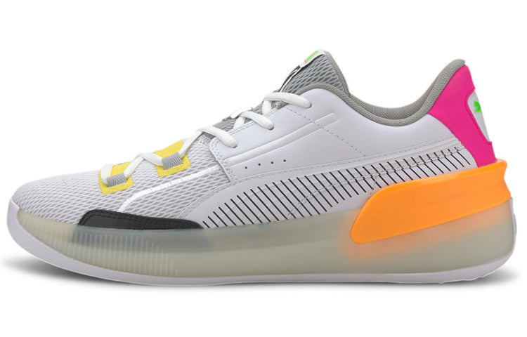 プーマ Puma Clyde Hardwood Retro Fantasy "Puma White/Orange Pop" 194045-01