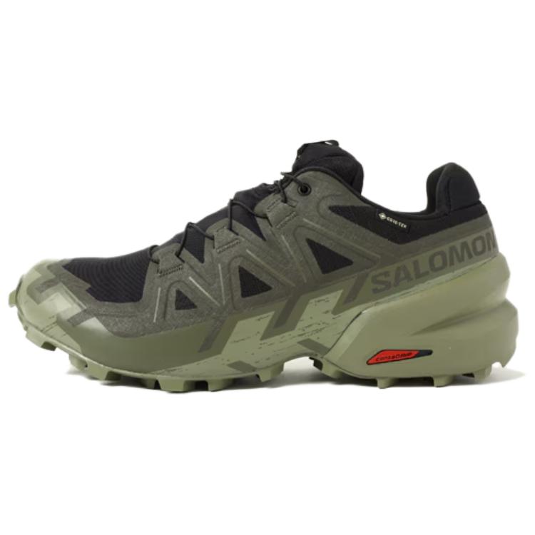 サロモン スピードクロス Salomon Speedcross 6 GORE-TEX "Black/Peat/Deep Lichen Green" L47584100
