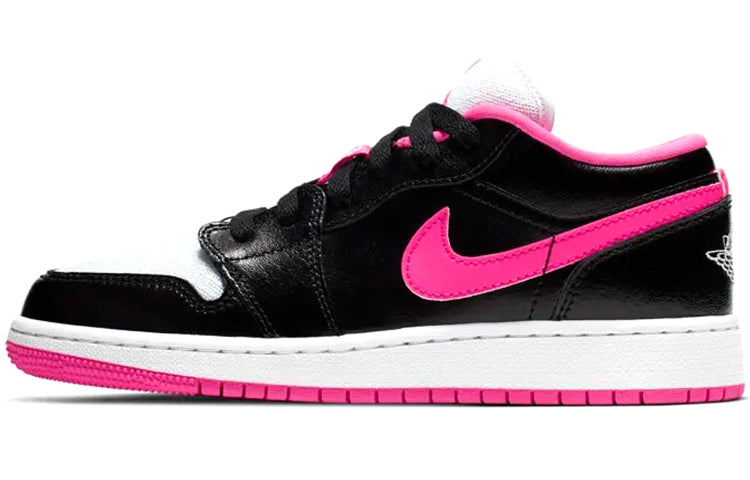 エアジョーダン1 NIKE AIR JORDAN 1 LOW BLACK WHITE HYPER PINK (GS) 554723-061