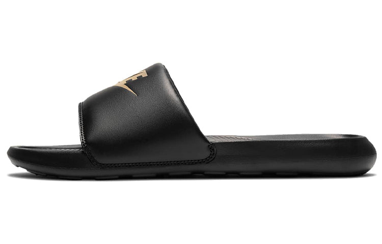 ナイキ Nike Victori One Slide "Black/Black/Metallic Gold" CN9675-006