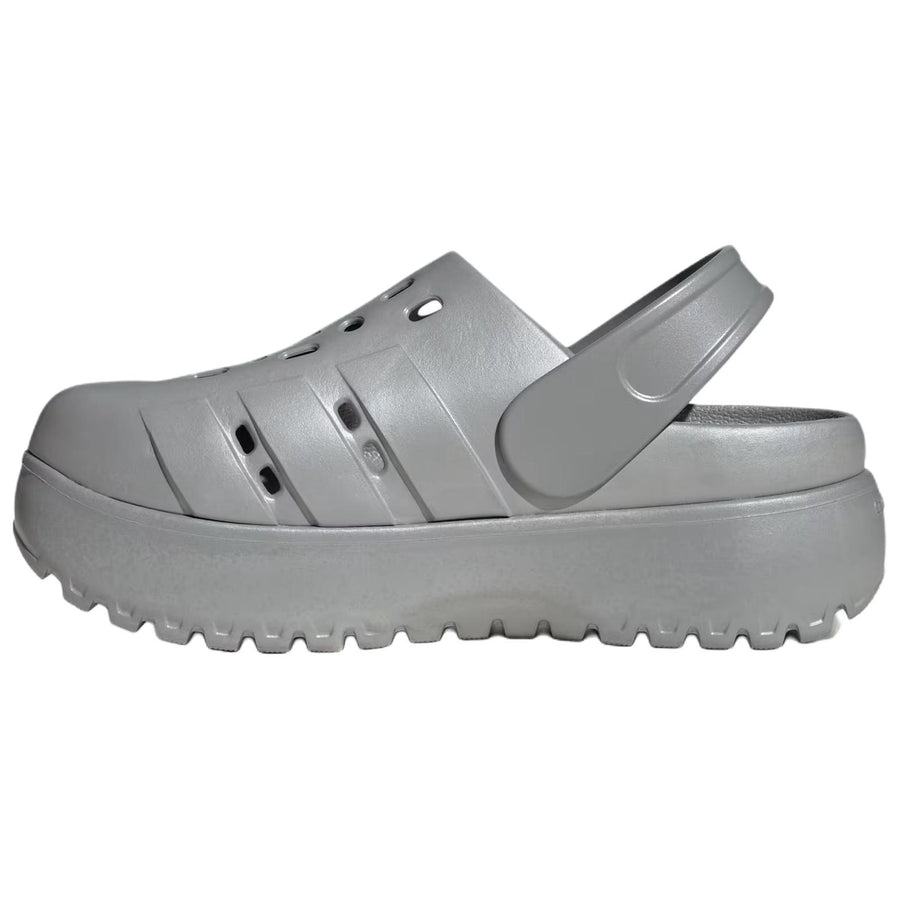 アディダス adidas Women's Adilette Platform Clogs "Silver Metallic" JQ9879