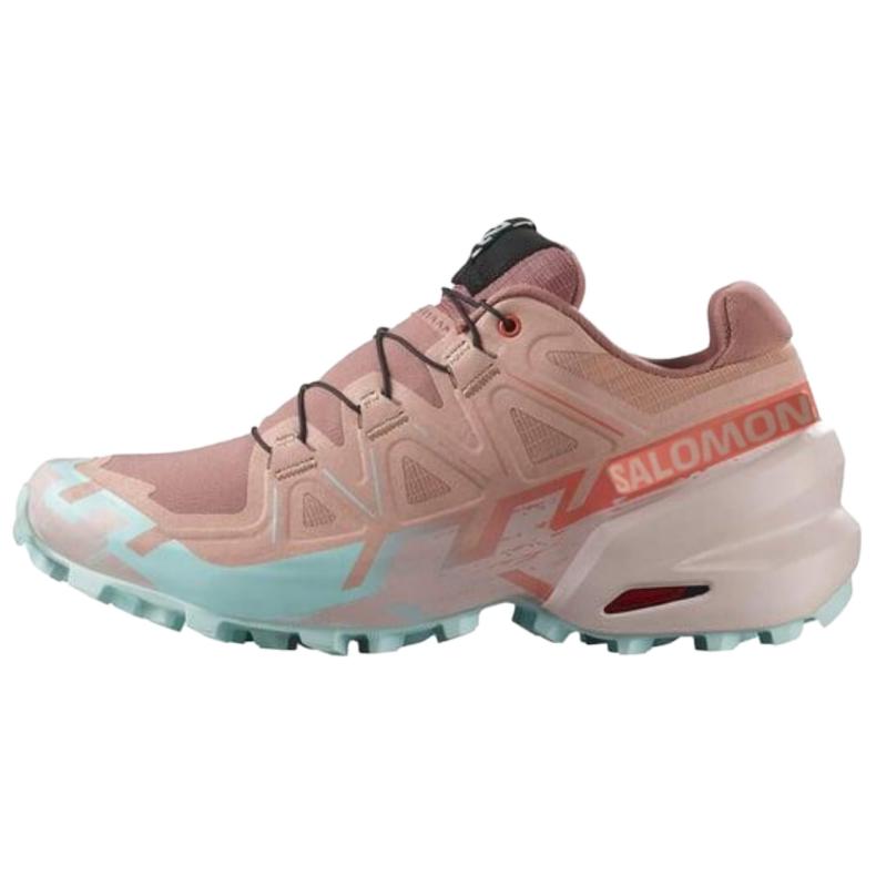 サロモン Salomon Women's Speedcross 6 "Mahogany Rose/Hushed Violet/Iced Aqua" L47766500