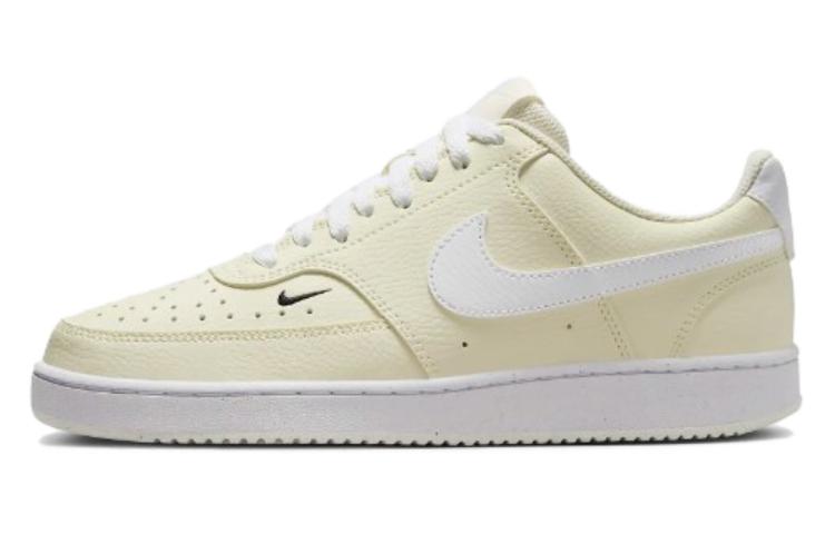 ナイキ コートビジョン Nike Women's Court Vision Low Next Nature "White/Black/Pale Ivory" FV9952-100