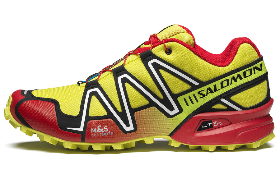 サロモン スピードクロス Salomon Speedcross 3 "Sulphur Spring/High Risk Red/Black" 474936