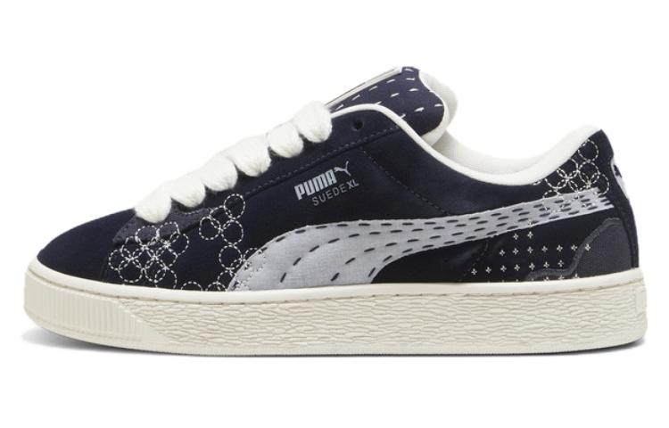 プーマ スウェード Puma Skateboarding Suede XL Skate "New Navy/Vapor Gray" 395777-01