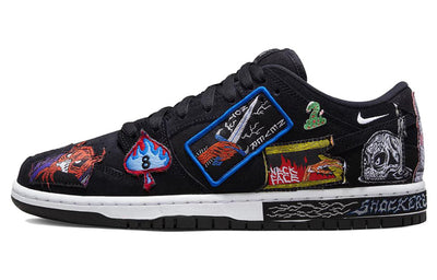 ナイキ SB ダンク Neck face × Nike SB Dunk Low "Black/White/Multi Color" DQ4488-001