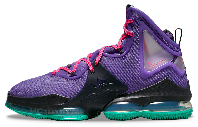ナイキ レブロン Nike LeBron 19 "Purple/Teal" DC9340-500