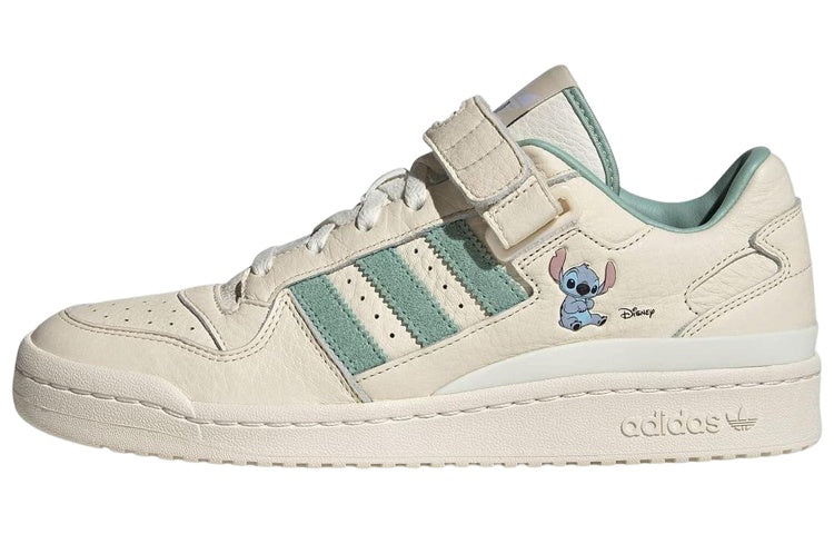 アディダス フォーラム Disney × adidas Women's Forum Low Stitch "Wonder White/Hazy Green/Off White" HQ6374