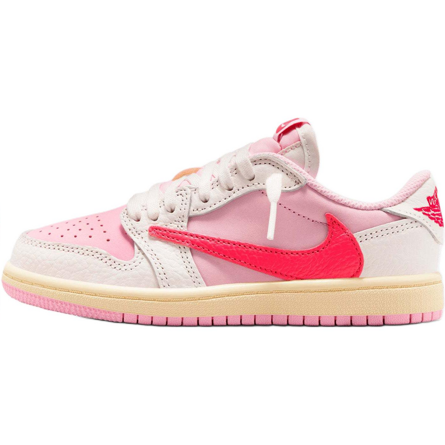 ジョーダン Travis Scott × Nike PS Jordan 1 Low OG SP "Sail/Tropical Pink" IQ7605-101