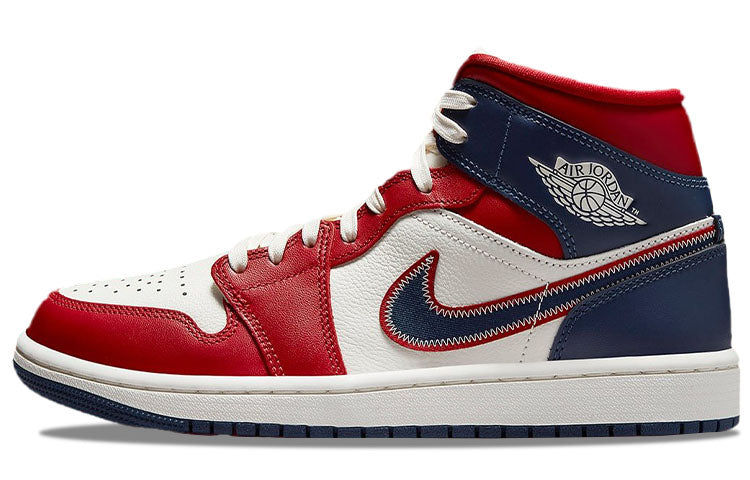エアジョーダン1 Nike Women's Air Jordan 1 Mid "USA" DQ7648-600
