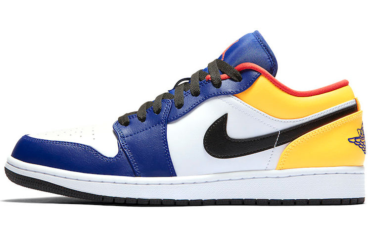 エアジョーダン1 Nike Air Jordan 1 Low "White/Navy/Yellow" 553558-123